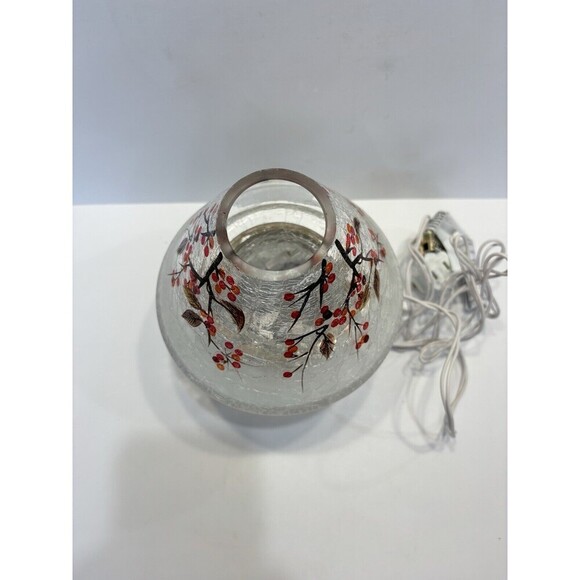 Stony Creek Decorative Lighted Glass Snowman Lamp Christmas Decor Tabletop - Picture 8 of 12